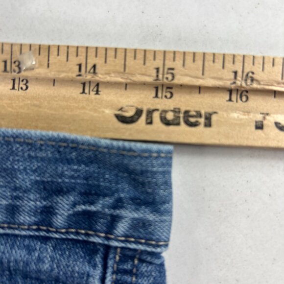 Y2K Calvin Klein Jeans Women's Measured 30x29* Slim Boot Cut Blue Denim Tag 10 - Picture 16 of 16